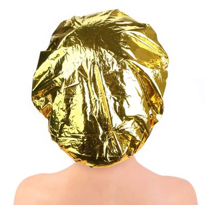Gatuida 10-Pack Aluminum Foil Hair Caps with Heat Insulation and Elastic Design