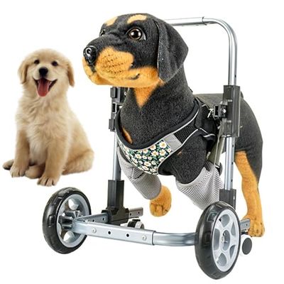 4-Wheel Front-Leg Dog Wheelchair for Dogs up to 5 kg