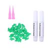 Alasum Silicone Cat Claw Caps, Green, 40 Pieces view 1
