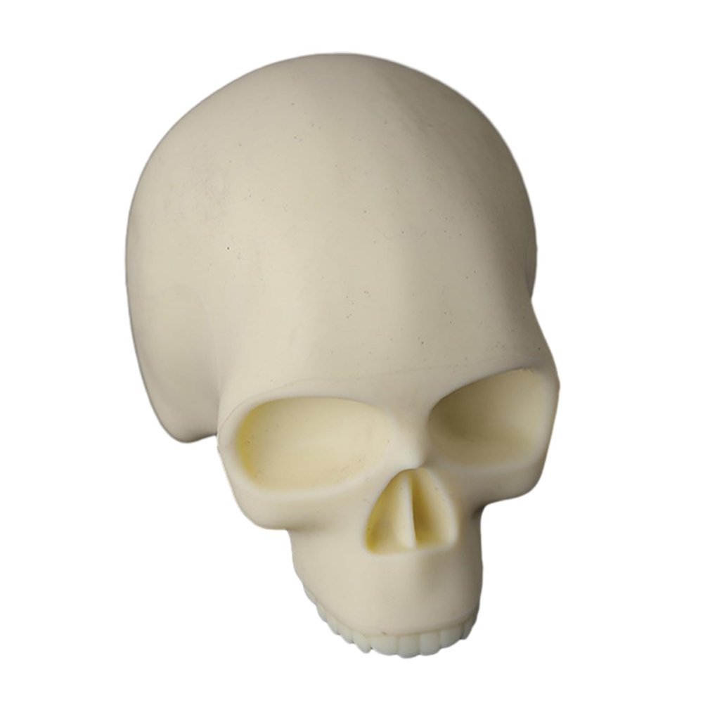 Silicone Skull Practice Model for Tattooing and Makeup