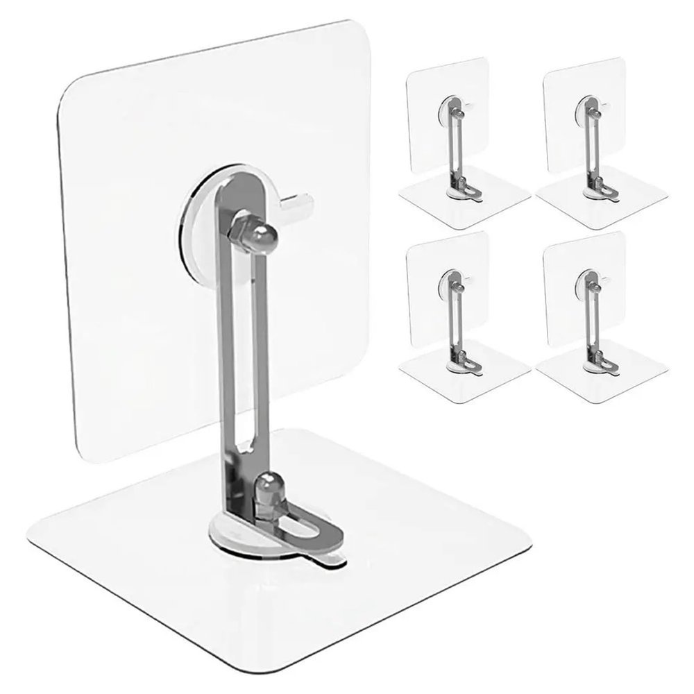 Metal Anti-Tip Furniture Wall Anchors, 5 Sets – No-Drill Installation