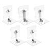 Metal Anti-Tip Furniture Wall Anchors, 5 Sets – No-Drill Installation view 3