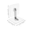 Metal Anti-Tip Furniture Wall Anchors, 5 Sets – No-Drill Installation view 4
