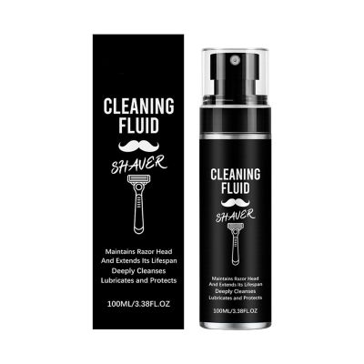 Electric Shaver Cleaning Solution, 100 ml Beard Trimmer Spray
