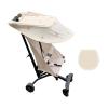 Polyester Stroller Sun Canopy with Shade and Ventilation view 1