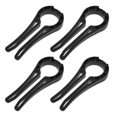 Child Safety Locks for Stove Knobs, 4-Pack, Black Plastic