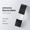 Clouism 19 mm Soft FKM Fluororubber Watch Strap, Compatible with Patek Philippe Aquanaut 5067A-001 (White 2) view 4