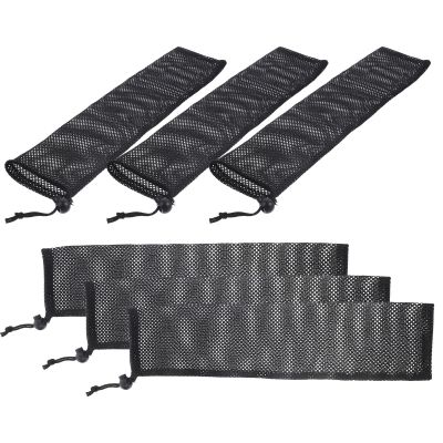 Hanging Bird Feeder Mesh Bags, 6 Nylon Bags for the Garden