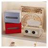 Blue Tissue Box with Eye Design, 1-Piece view 4