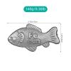 LALAFINA Cast Iron Fish, 2-Pack, Natural Iron Supplement for Athletes and Vegetarians view 2
