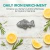 LALAFINA Cast Iron Fish, 2-Pack, Natural Iron Supplement for Athletes and Vegetarians view 3
