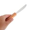 2-Piece Stainless Steel Wax Applicators with Wooden Handles for Hair Removal view 4