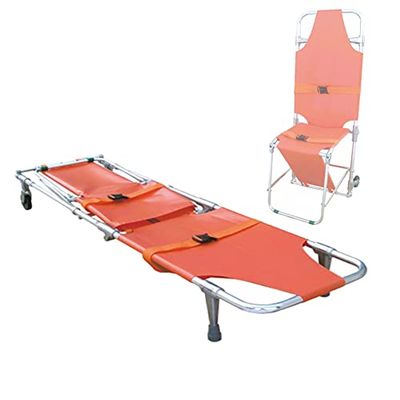 Generic Folding Ambulance Stretcher Chair, 2-in-1 Emergency Stair Evacuation Chair