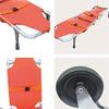 Generic Emergency Rescue Stretcher, Foldable Aluminum Stretcher for Ambulances, Fire Departments and Evacuations, Stair Chair with 2 Support Feet and Wheels view 3