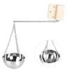 Sauna Essential Oil Holder with Stainless Steel Cup and Wooden Mount view 2