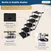 Folding Car Dog Stairs, 4, 5, or 6 Steps, for Trunk Heights up to 81 cm view 3