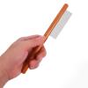 Hemobllo Pet Grooming Comb with Fine Metal Teeth for Cats and Dogs view 3