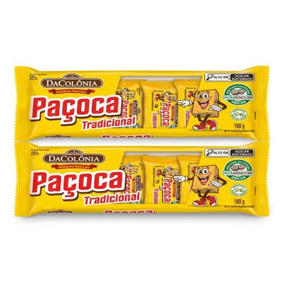 minafood Paçoca Tradicional Bundle, 2-Pack + Notepad