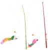TOVINANNA 2-Pack Cat Wand with Plush Ball and Elastic String view 1