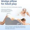 ICTWTWLLY 27° Couple Pillow for Intimacy & Comfort, Black view 3