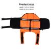 TOVINANNA Reflective Orange Dog Life Jacket view 2