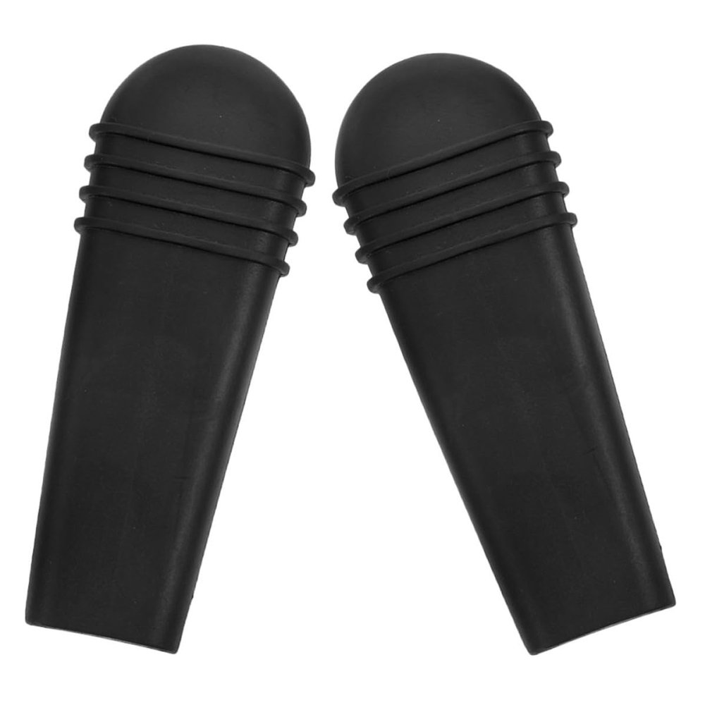 Black PVC Wheelchair Brake Handle Covers