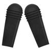 Black PVC Wheelchair Brake Handle Covers view 1