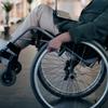 Black PVC Wheelchair Brake Handle Covers view 4