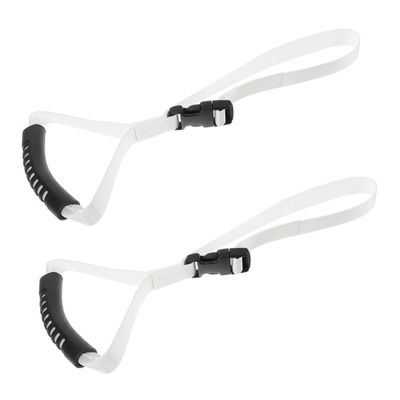 Car Window Grab Handle for Seniors, 2-Pack, White, Plastic