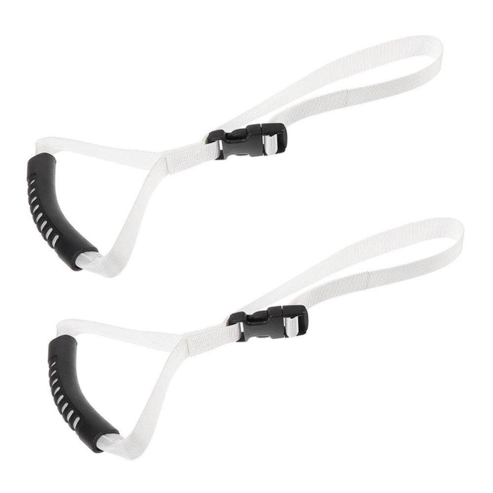 Car Window Grab Handle for Seniors, 2-Pack, White, Plastic