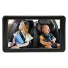 UPALDHOU 7-Inch Baby Car Monitor with Camera, 1080p HD Dual Camera, 150° Wide Angle, 360° Rotation, Night Vision view 2