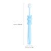 Mobestech Kids' Toothbrushes, Bunny Design, 3-Pack view 2