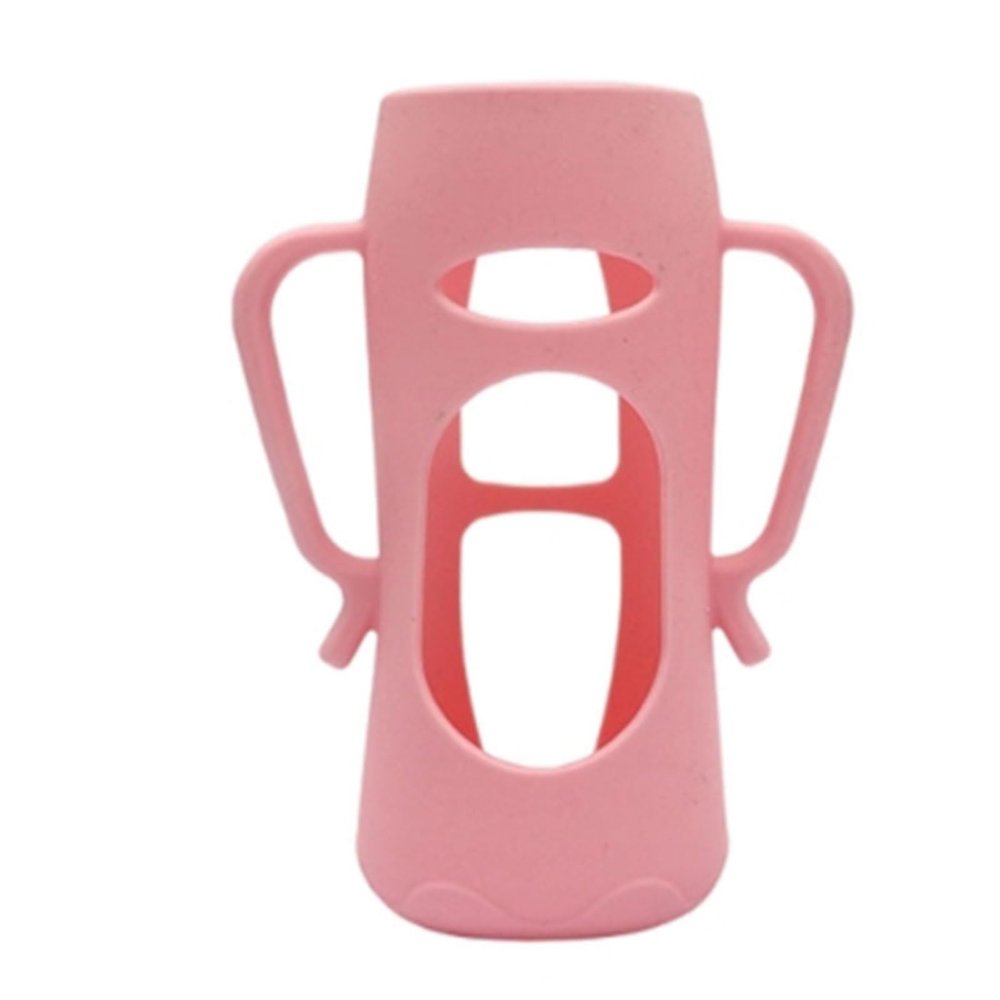 Ldbuejiaja Insulated Glass Bottle Cover with Silicone Grip, Breakage Protection for Baby Bottles