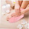 GALPADA 2 Pairs Cotton and Plush Wax Bath Foot Covers view 4