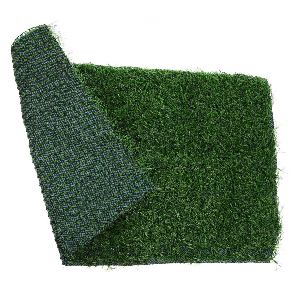 HOMOCONO Reusable Grass-Design Artificial Turf Dog Potty Pad, Machine Washable, for Indoor and Patio Training