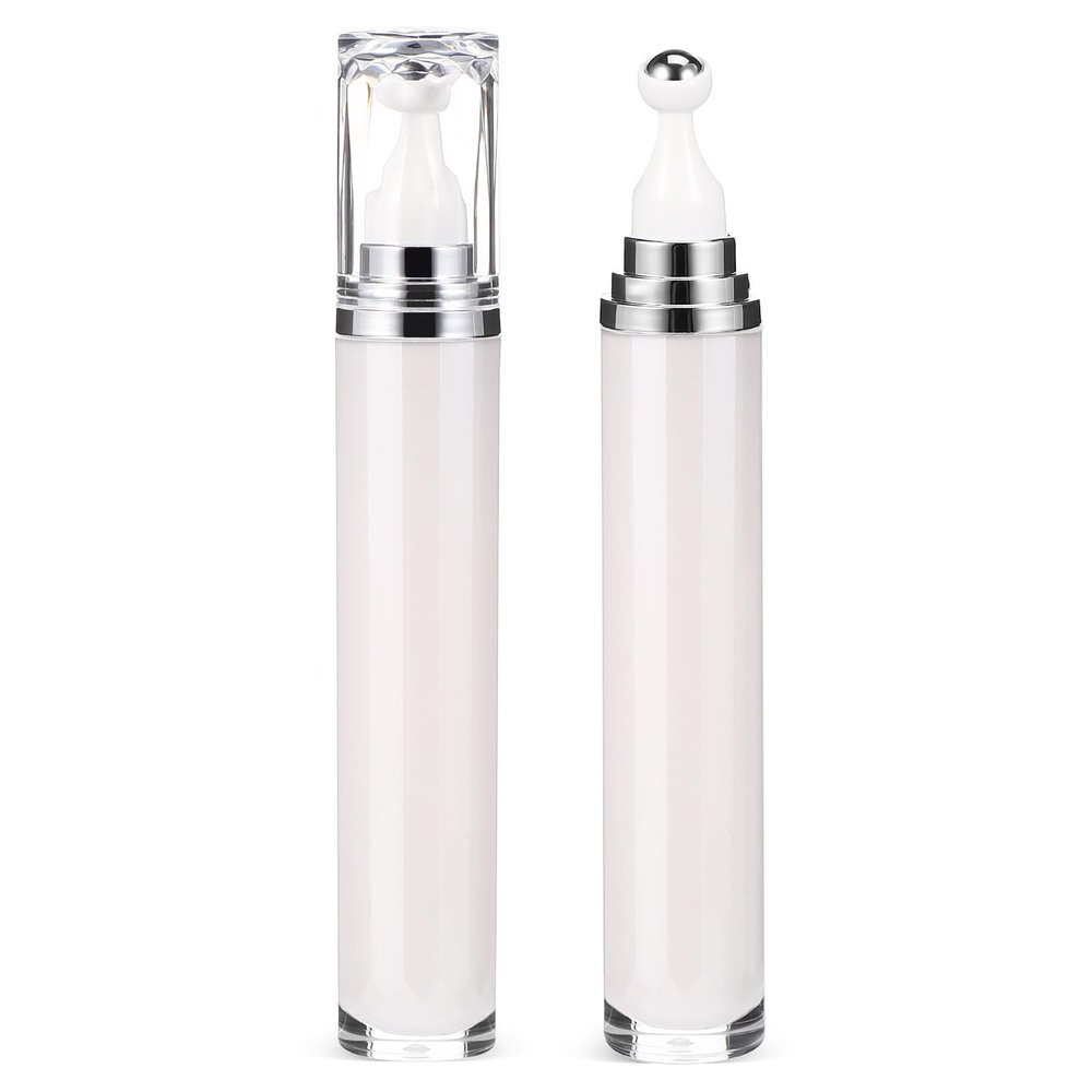 ibasenice 2-Pack 20ml Plastic Roll-On Bottles, Empty Refillable Bottles