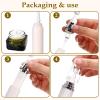 ibasenice 2-Pack 20ml Plastic Roll-On Bottles, Empty Refillable Bottles view 3