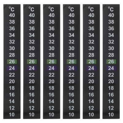 HAPINARY Aquarium Temperature Monitoring Labels - 6 Pack
