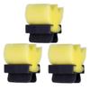 PAMINGONO Hair-Cleaning Brushes and Yellow Sponge, 3-Piece Set view 4