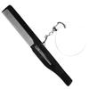 DOITOOL Folding Pocket Comb, Portable Fine-Tooth Acrylic Oval Folding Comb with Mirror for Men and On the Go view 1