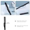 DOITOOL Folding Pocket Comb, Portable Fine-Tooth Acrylic Oval Folding Comb with Mirror for Men and On the Go view 3
