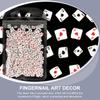 Artibetter 4 Bags Nail Art Polymer Clay Playing Card Motifs view 4
