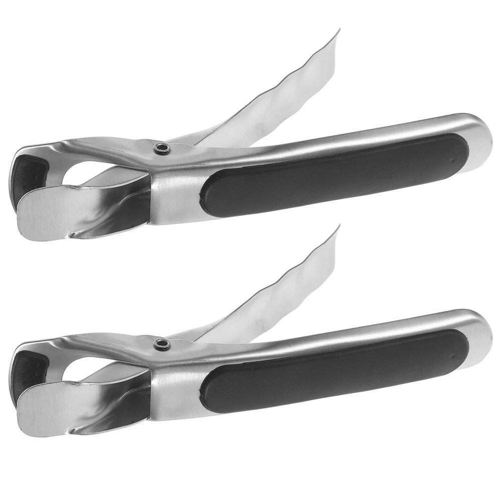 EXHUMKY Stainless Steel Anti-Scalding Clips, 2-Pack for Bowls and Plates