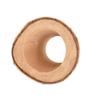 WATIIFUFU Natural Wood Hamster Tunnel with Side Entrance view 1