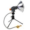 Qualoramall Portable Gas Heater for Camping and Fishing, Fast Efficient Heating, Lightweight Metal Construction with Push Igniter and Flame Control, Black, 13.5 x 13.5 x 17 cm view 1