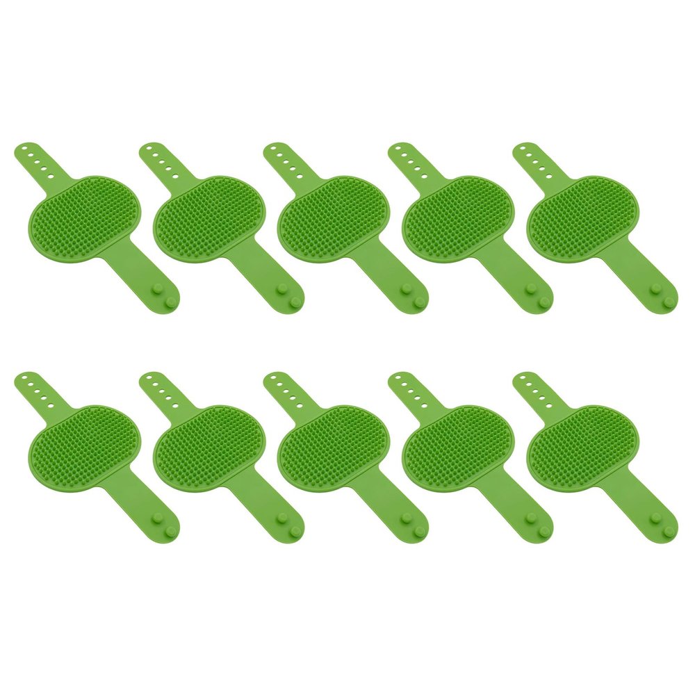 10-Pack Furniture-Mounted Cat Grooming Massage Brushes