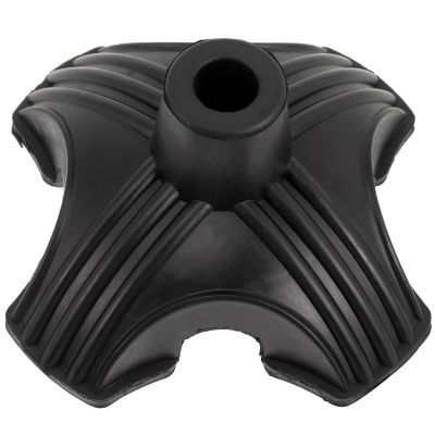 IDEANATEGRATE 4-Prong Rubber Cane Tip, Non-Slip and Durable