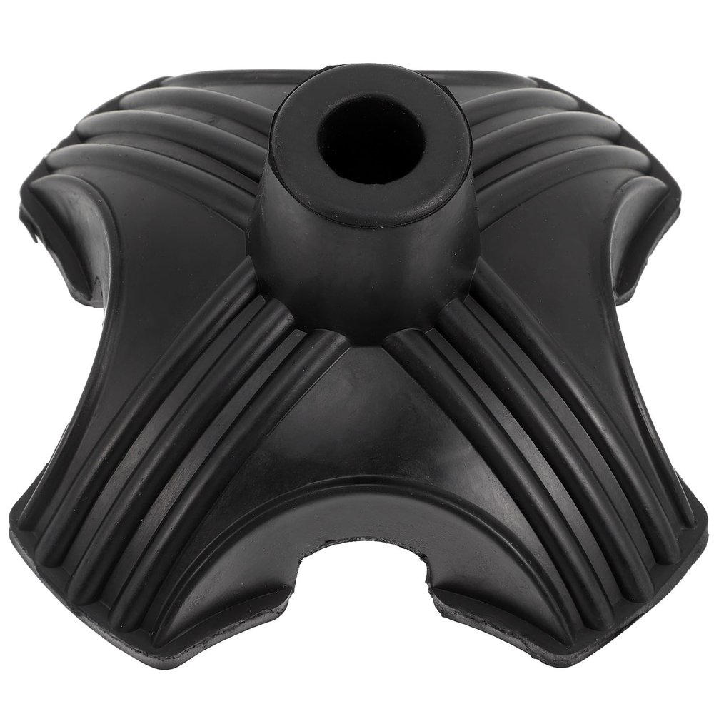 IDEANATEGRATE 4-Prong Rubber Cane Tip, Non-Slip and Durable