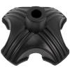 IDEANATEGRATE 4-Prong Rubber Cane Tip, Non-Slip and Durable view 1