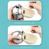Dog Water Bottle for Travel, 285 mL Stainless Steel Bottle with Foldable Silicone Bowl view 3